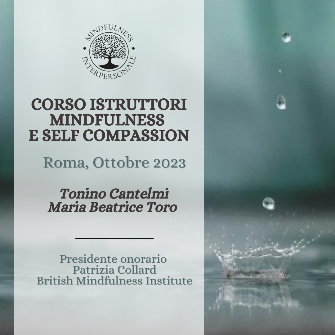 Nuovo Corso per Istruttori di Mindfulness con elementi di Self ...